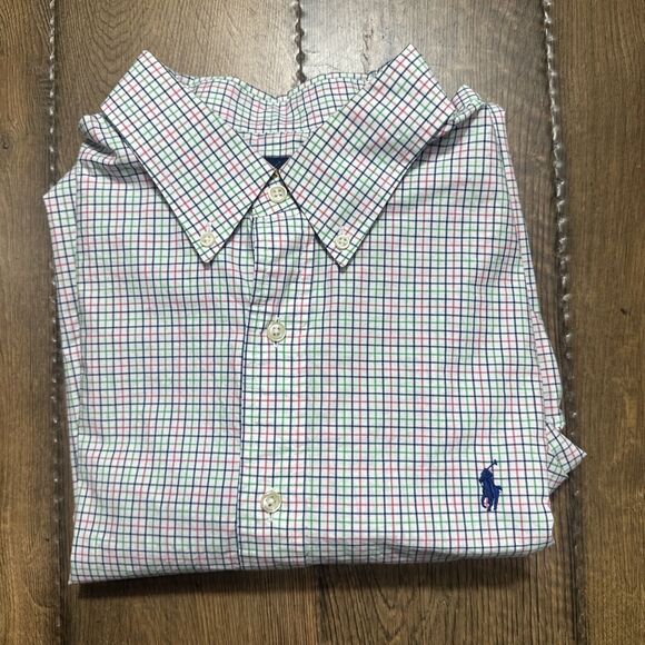 Polo Ralph Lauren Men’s Button Up Long Sleeve /Plaid Classic Fit Size XL - Picture 11 of 12